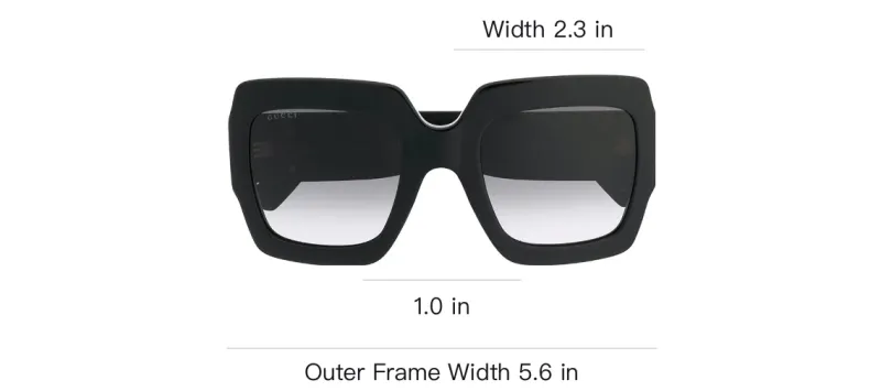 GUCCI Web Sunglasses 54MM-2