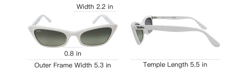RayBan Lady Burbank Cat-eye Sunglasses-3