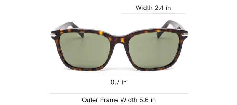DIOR Acetate Irregular Shape Sunglasses Unisex Brown-2