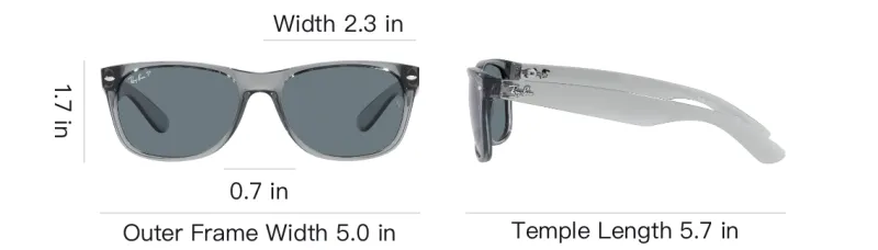 RayBan RB2132 New Wayfarer Square Sunglasses-4