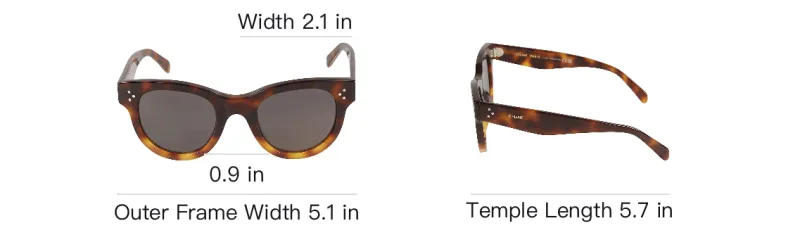 CELINE Round Frame Sunglasses-3