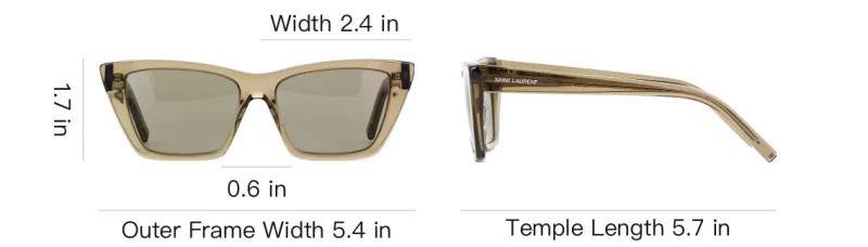 SAINT LAURENT Sl 276 Mica Cat eye Sunglasses-3