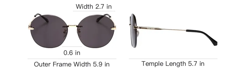 VEDI VERO Metal Round Sunglasses Kids' Gold-4