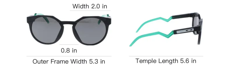 Oakley Plastic Cat Eye Sunglasses Men's Black-3