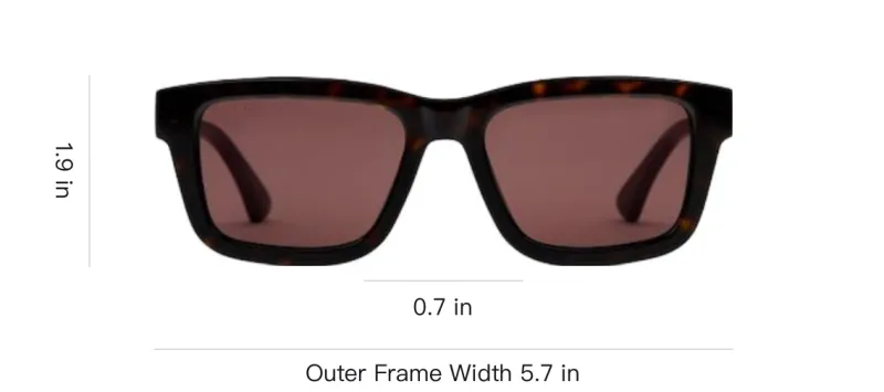 GUCCI Rectangule frame Sunglasses-3