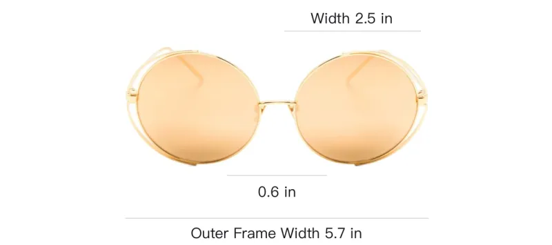 Linda Farrow Farah C1 Round-frame Sunglasses-2