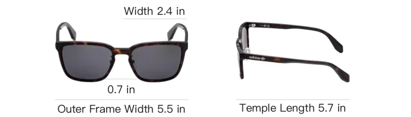 Adidas Originals Rectangle Frame Sunglasses-3
