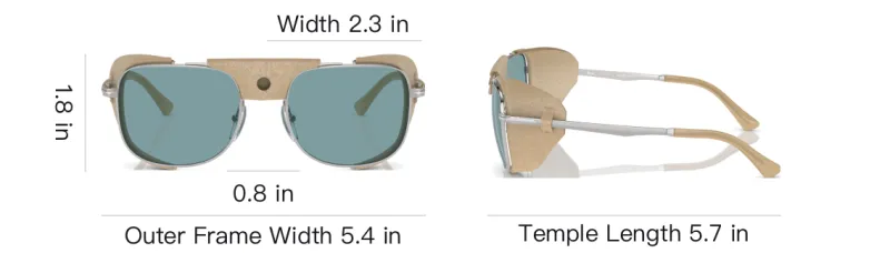 PERSOL Po1013sz Rectangle frame Sunglasses-3