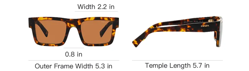 PRADA Tortoiseshell-effect Square-frame Sunglasses-3