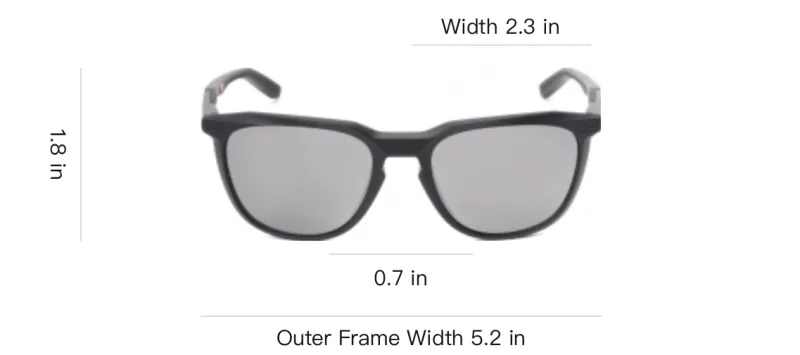 Oakley Metal Butterfly Sunglasses Unisex Black-3