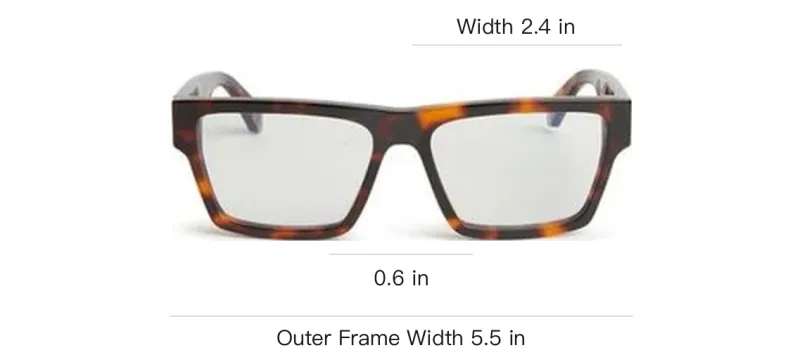 OFF WHITE Optical Style 46 Square Frame Glasses-2