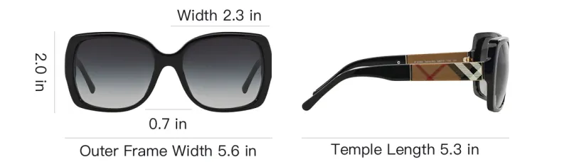 Burberry Square Frame Sunglasses-3