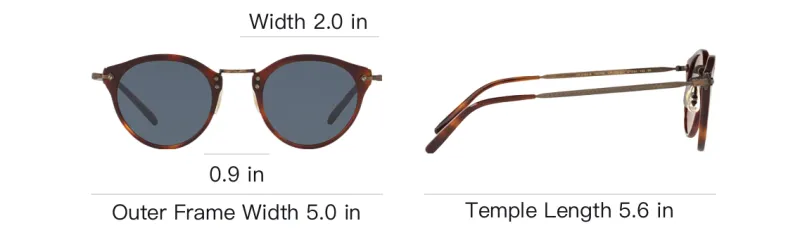 Oliver Peoples OP 505 Round frame Sunglasses-3