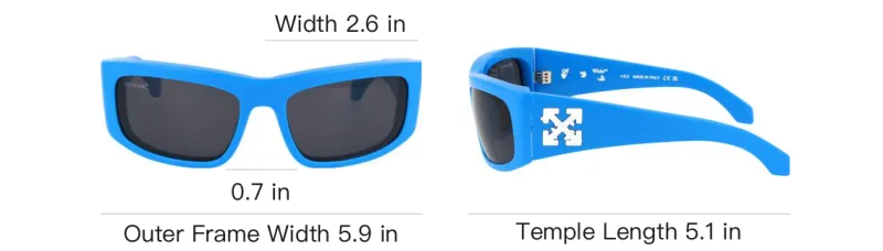 OFF WHITE Joseph Rectangular Frame Sunglasses-4