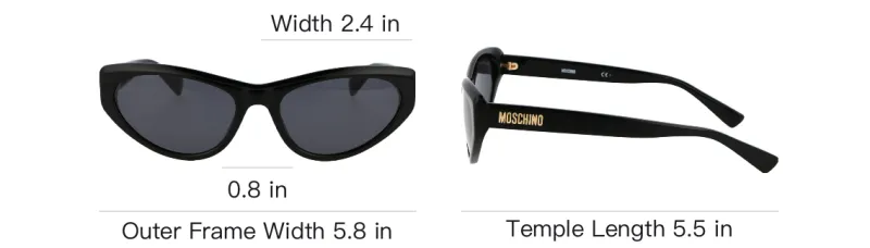 MOSCHINO Cat-Eye Frame Sunglasses-4