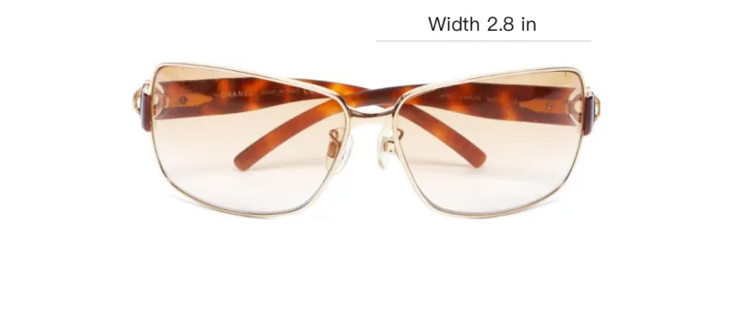 CHANEL 2000s Cc Mark Sunglasses-3