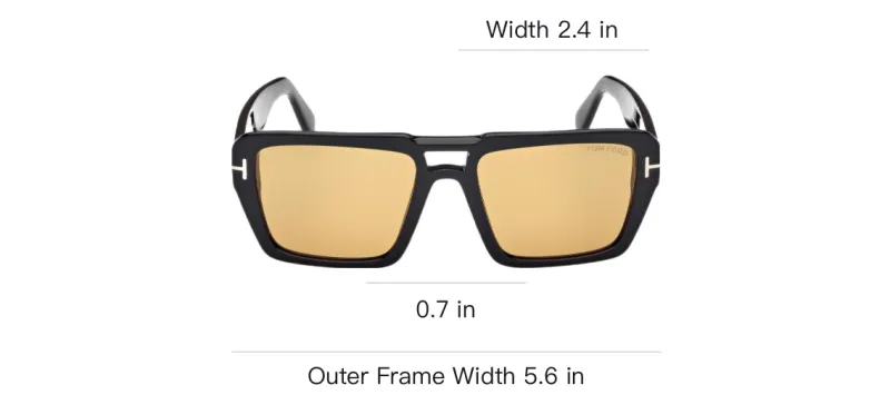 TOM FORD Eyewear Redford Square Frame Sunglasses-3