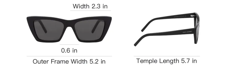 SAINT LAURENT Cat Eye Sunglasses-5
