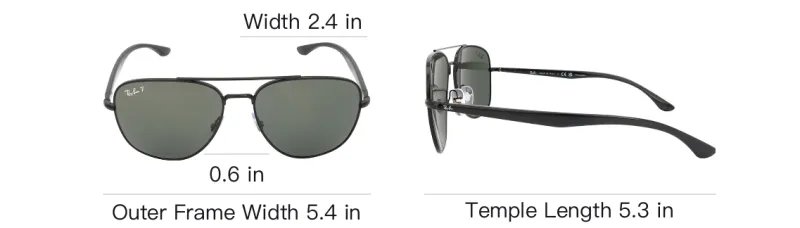 RayBan Rectangle frame Sunglasses-3