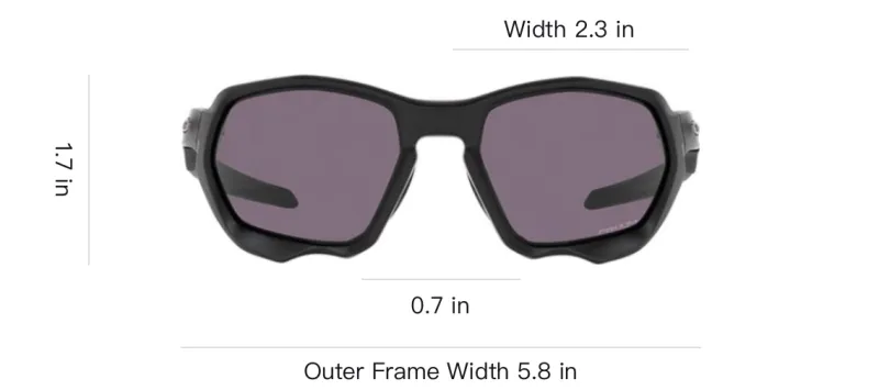 Oakley Injection Molded Butterfly Sunglasses Unisex Black-3