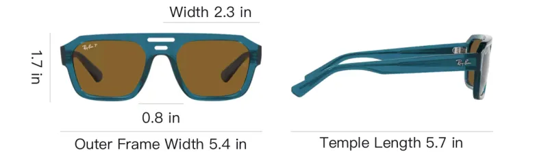 RayBan Corrigan Irregular Frame Sunglasses-3