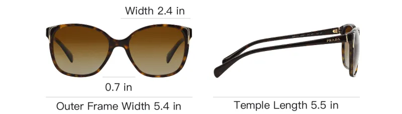 PRADA Tortoiseshell-frame Logo Sunglasses-4