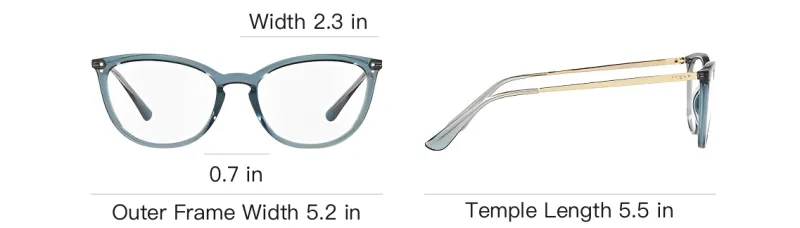 VOGUE Sunglasses Women's Blue-3