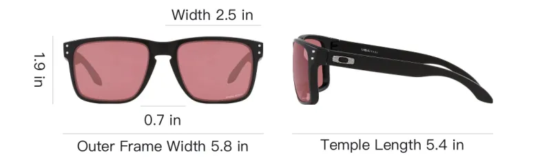 Oakley Acetate Irregular Shape Sunglasses Unisex Black-3