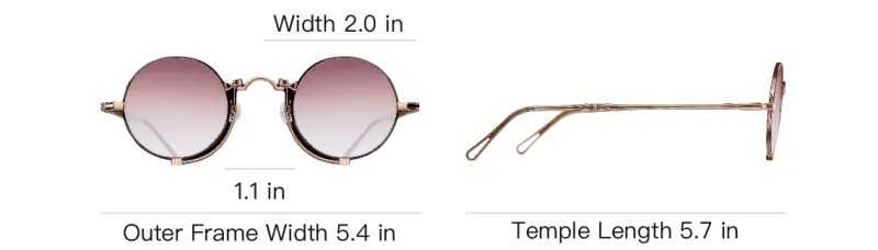 Matsuda Round frame Sunglasses-2