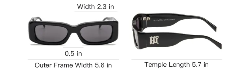 Misbhv Acetate Acetate Square Sunglasses Men's Black-3