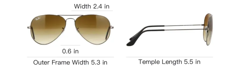 RayBan Subject To Official Website Oval Sunglasses Men's Brown-3