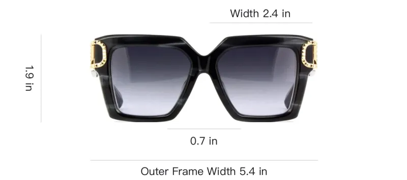 Valentino Square Frame Sunglasses-3