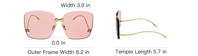 GUCCI Sunglasses Women's Pink-4