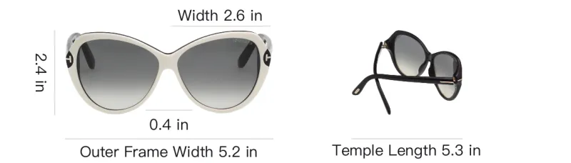 TOM FORD Acetate Alloy Round Sunglasses Unisex Black-3