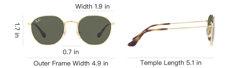 RayBan Rob Irregular Frame Sunglasses-3