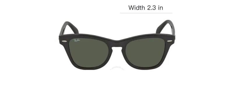 RayBan Subject To Official Website Square Sunglasses Men's Black-3