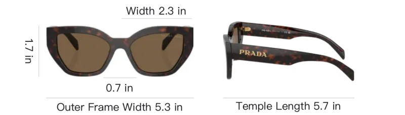 PRADA Butterfly Frame Sunglasses-3
