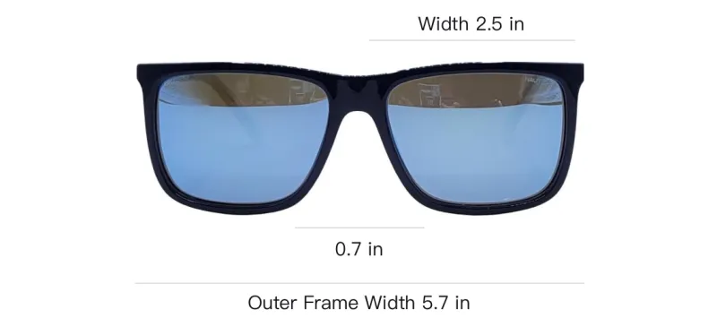 NAUTICA Square Sunglasses Men's Marine Blue-4