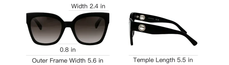 LONGCHAMP Square Frame Sunglasses-4