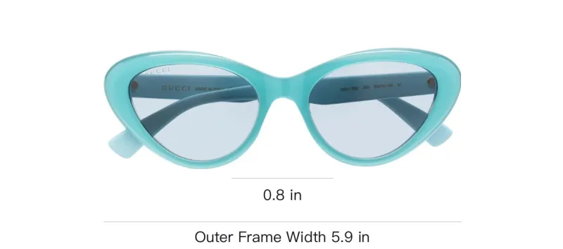 GUCCI Cat-eye Frame Tinted Sunglasses-2