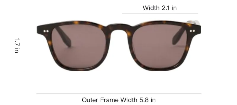 Beams Plastic Square Sunglasses Unisex Brown-3