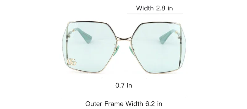 GUCCI Oversized Square Frame Sunglasses-3