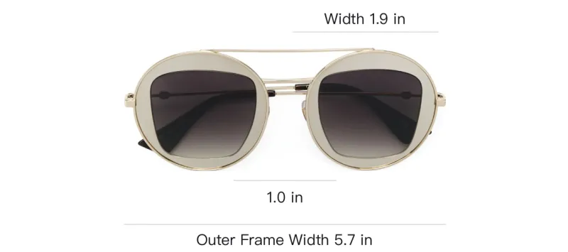 GUCCI Sunglasses Women's Gold-3