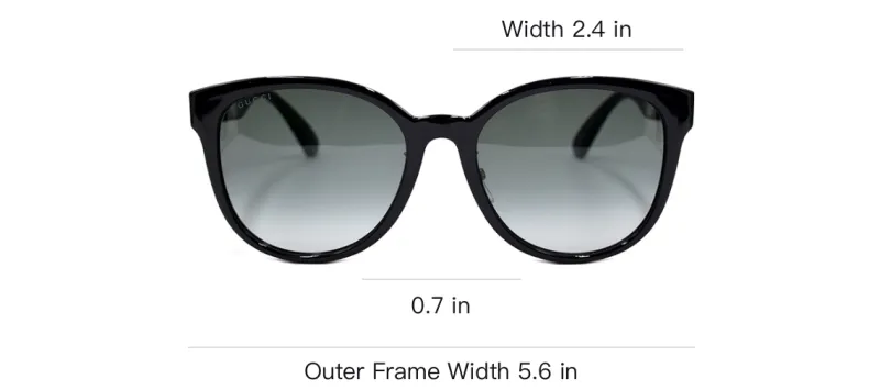 GUCCI Round Frame Sunglasses-4