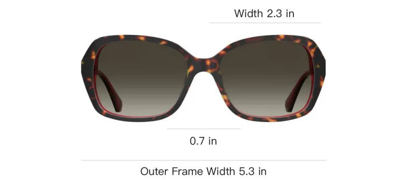 Kate Spade Acetate Butterfly Sunglasses Women's Red/Brown-3