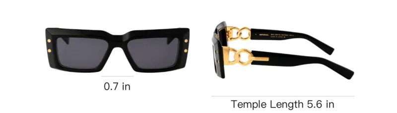 BALMAIN Rectangle Frame Sunglasses-3