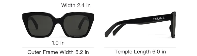 CELINE Monochroms 03 Sunglasses In Acetate-3