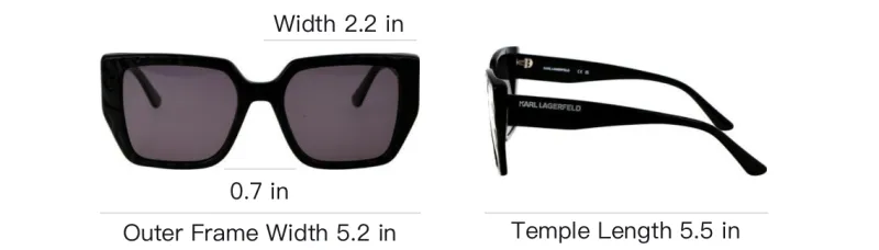 KARL LAGERFELD / Karl Lagerfeld Jeans Square Frame Sunglasses-3