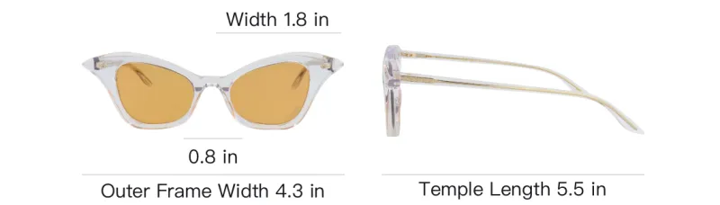 GUCCI Cat Eye Frame Acetate Sunglasses-3