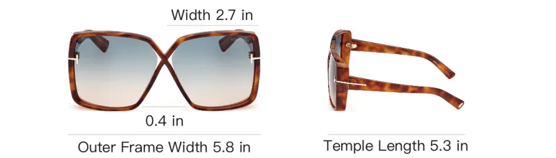 TOM FORD Yvonne Sunglasses-5